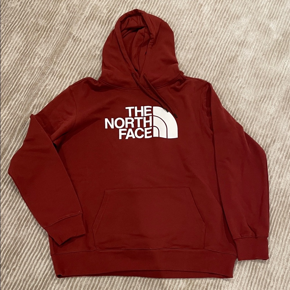 The North Face Men's rust  color Hoodie